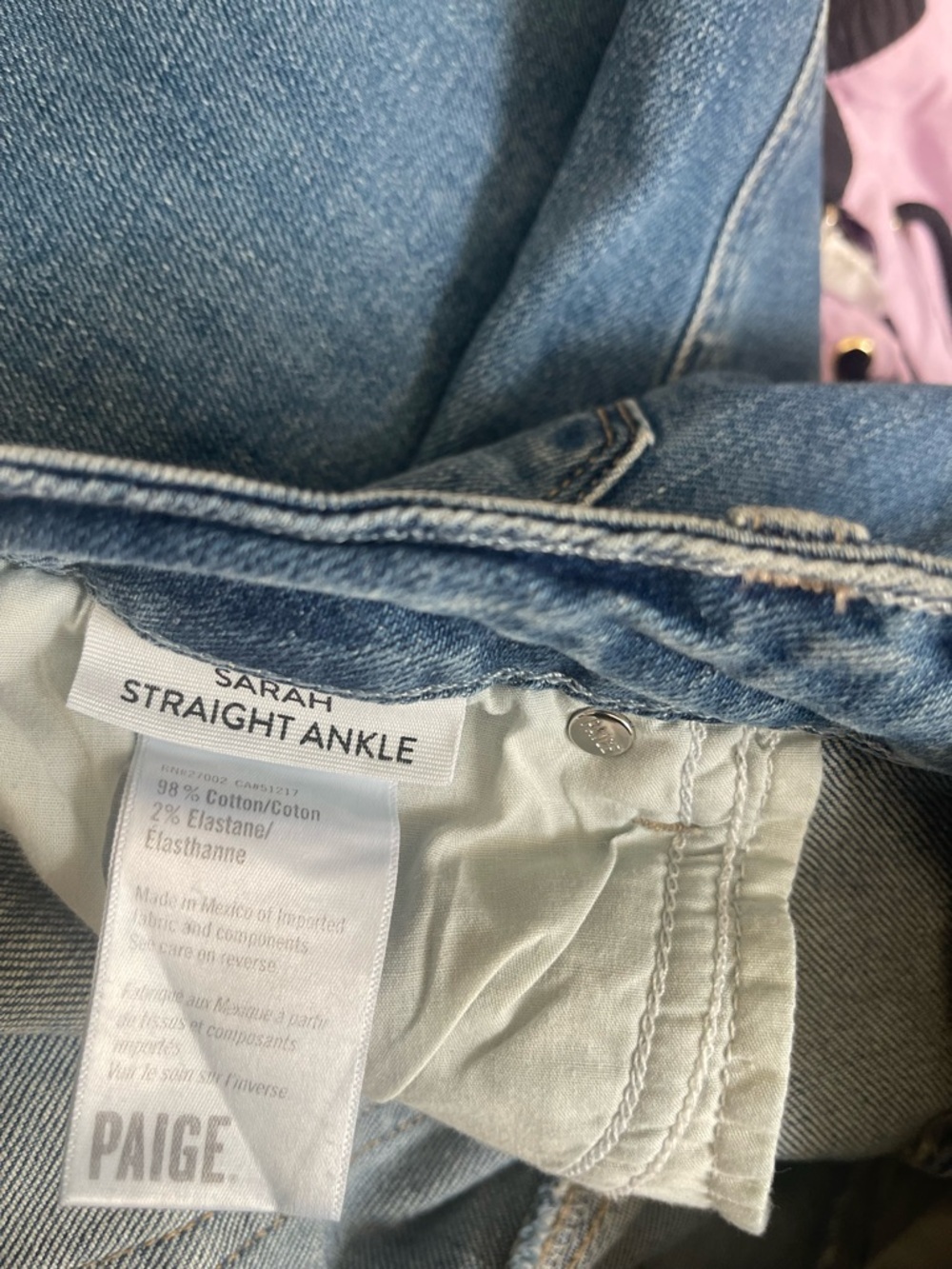 Paige Sarah Straight Ankle Jeans - Picture 6 of 6